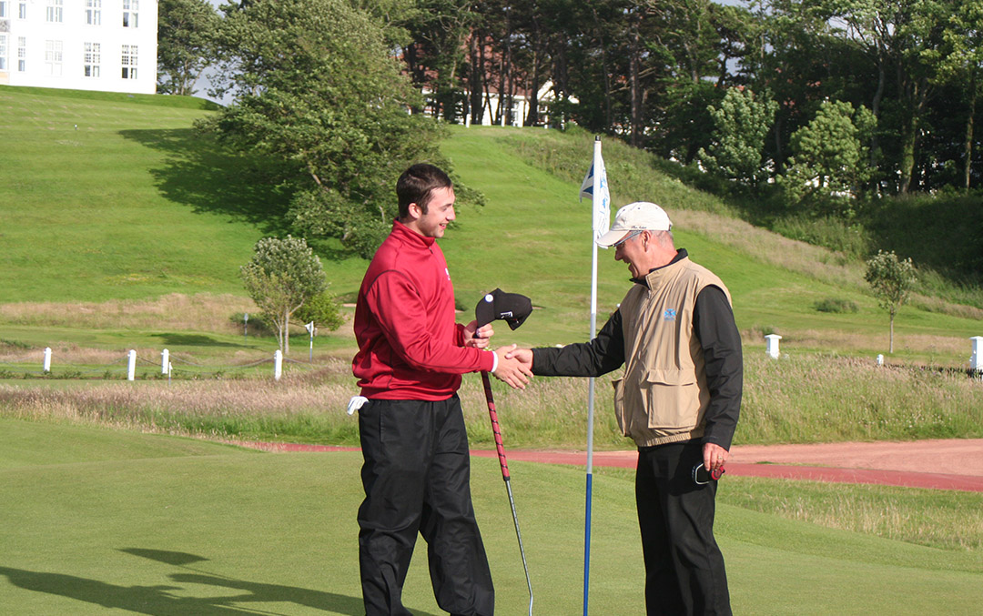 Ultimate Highlands-Day 10 Golfers Shaking Hands